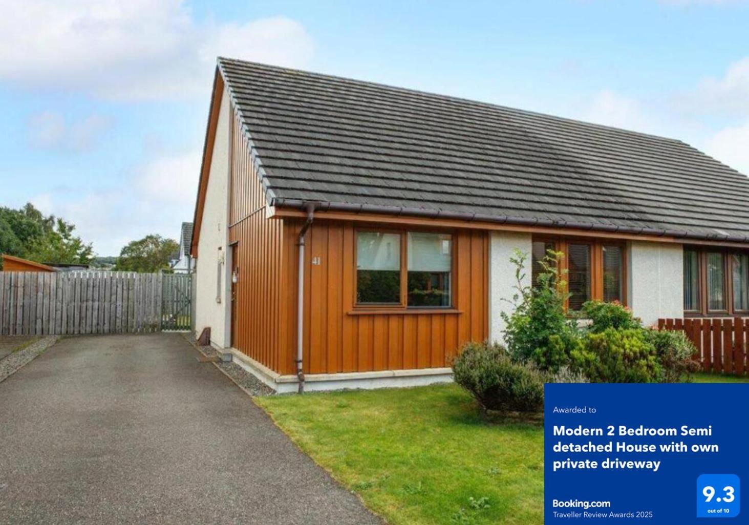 Modern 2 Bedroom Semi Detached House With Own Private Driveway Inverness Zewnętrze zdjęcie